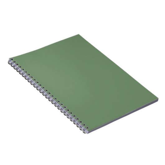 Pastel Sage Green Notebook Notizblock (Rechte Seite)
