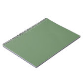 Pastel Sage Green Notebook Notizblock (Linke Seite)