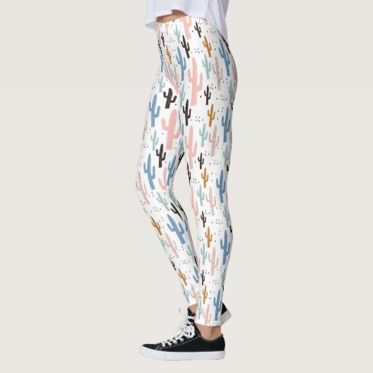Pastel Saguaro Cactus Pattern Leggings (Links)