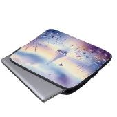 Pastel Sailboat Coastal Dreamscape Laptopschutzhülle (Vorne Knopf)