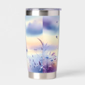 Pastel Sailboat Coastal Dreamscape Thermobecher (Links)