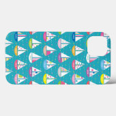 Pastel Sailboat Pattern Case-Mate iPhone Hülle (Rückseite (Horizontal))