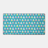 Pastel Sailboat Pattern Schreibtischunterlage (Vorderseite)