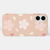 Pastel Sakura Blossom Seamless Pattern Phone Case  (Rückseite (Horizontal))