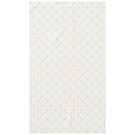 Pastel Scandi Flowers - Mid mod - Blue and Orange Tischdecke (Vorderseite)