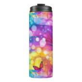 Pastel-Schmetterling-Traum Thermosbecher (Vorderseite)
