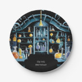 Pastel Science Experimental Scientist zum Geburtst Pappteller (Vorderseite)