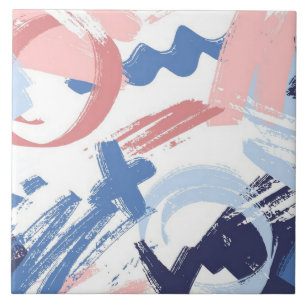 Pastel Scribble Fliese