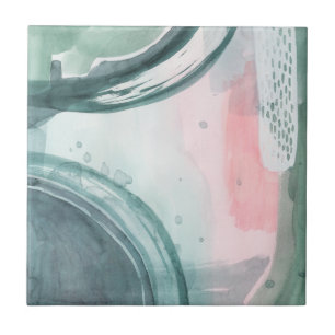 Pastel Scribe - Wasserfarbe Fliese