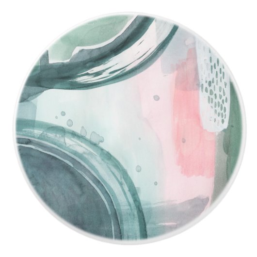 Pastel Scribe - Wasserfarbe Keramikknauf (Vorderseite)