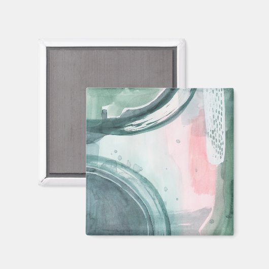 Pastel Scribe - Wasserfarbe Magnet (Vorderseite/Rückseite)