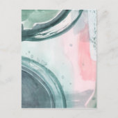 Pastel Scribe - Wasserfarbe Postkarte (Vorderseite)