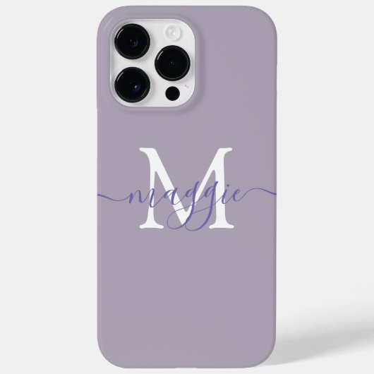Pastel Script Monogram Case-Mate iPhone 14 Pro Max Case-Mate iPhone Hülle (Rückseite)
