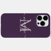 Pastel Script Monogram Case-Mate iPhone 14 Pro Max Case-Mate iPhone Hülle (Rückseite (Horizontal))