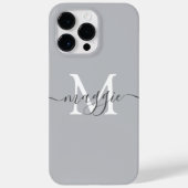 Pastel Script Monogram Case-Mate iPhone 14 Pro Max Hülle (Rückseite)
