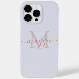 Pastel Script Monogram Case-Mate iPhone 14 Pro Max Hülle