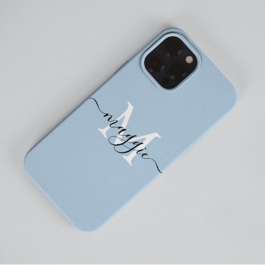 Pastel Script Monogram Case-Mate iPhone 14 Pro Max Hülle