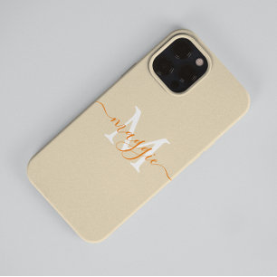 Pastel Script Monogram Case-Mate iPhone 14 Pro Max Hülle