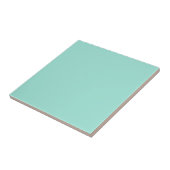 Pastel Seafoam Solid Color | Classic | elegant Fliese (Seite)