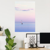 Pastel Seascape with a Vorsprung Poster (Heimbüro)