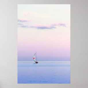 Pastel Seascape with a Vorsprung Poster