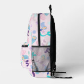 Pastel Seashell Mermaid Princess Sisters Bedruckter Rucksack (Rechts)