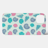 Pastel Seashell Muster 1 Case-Mate iPhone Hülle (Rückseite (Horizontal))