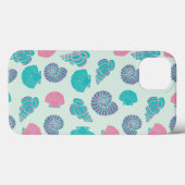 Pastel Seashell Muster 1 Case-Mate iPhone Hülle (Rückseite (Horizontal))