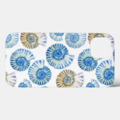 Pastel Seashell Muster 2 Case-Mate iPhone Hülle (Rückseite (Horizontal))