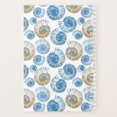 Pastel Seashell Pattern Planer (Rückseite)