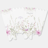 Pastel Shade Blush Pink Wild Floral Wedding Geschenkschachtel (Ungeklappt)
