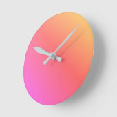 Pastel Shade Runde Wanduhr (Winkel)