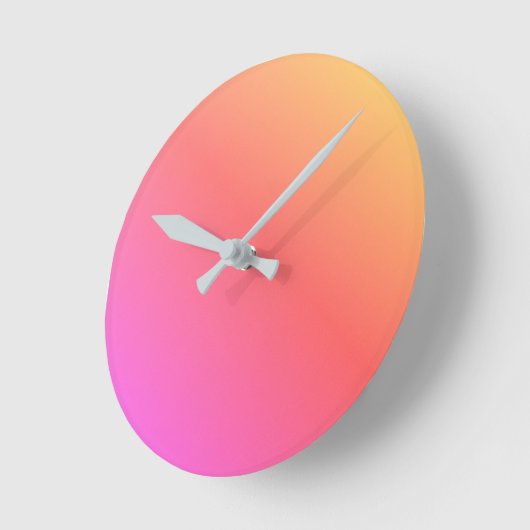 Pastel Shade Runde Wanduhr (Winkel)