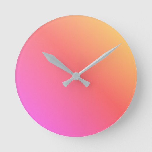 Pastel Shade Runde Wanduhr (Vorderseite)