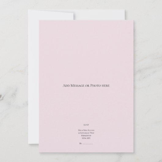 Pastel Shades Einladung (Rückseite)