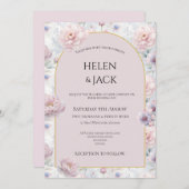 Pastel Shades Einladung (Vorne/Hinten)