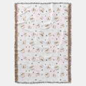 Pastel Sheep Pattern Decke (Vorderseite Vertikal)
