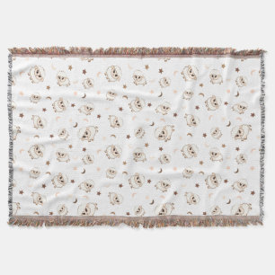 Pastel Sheep Pattern Decke