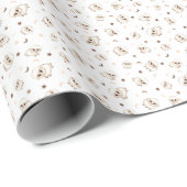 Pastel Sheep Pattern Geschenkpapier (Rolleneckpunkt)