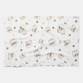 Pastel Sheep Pattern Geschirrtuch (Horizontal)