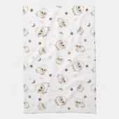 Pastel Sheep Pattern Geschirrtuch (Vertikal)