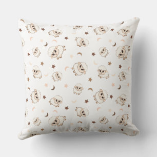 Pastel Sheep Pattern Kissen