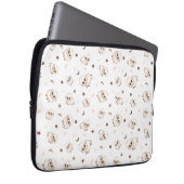 Pastel Sheep Pattern Laptopschutzhülle (Vorne Rechts)