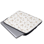 Pastel Sheep Pattern Laptopschutzhülle (Vorne Knopf)