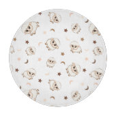 Pastel Sheep Pattern Schneidebrett (Vorderseite)