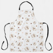 Pastel Sheep Pattern Schürze (Vorderseite)