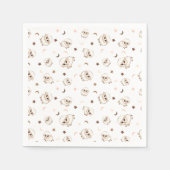 Pastel Sheep Pattern Serviette (Vorderseite)
