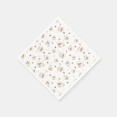 Pastel Sheep Pattern Serviette (Ecke)