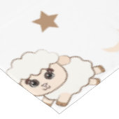 Pastel Sheep Pattern Tischdecke (Schrägansicht)