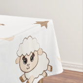 Pastel Sheep Pattern Tischdecke (Beispiel)